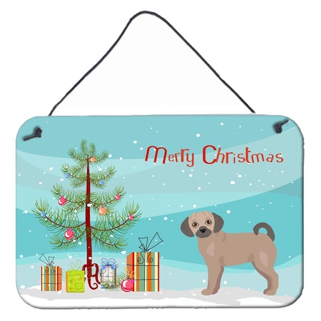 Carolines Treasures Fawn Puggle Christmas Tree Wall or Door Hanging Prints CK3864DS812